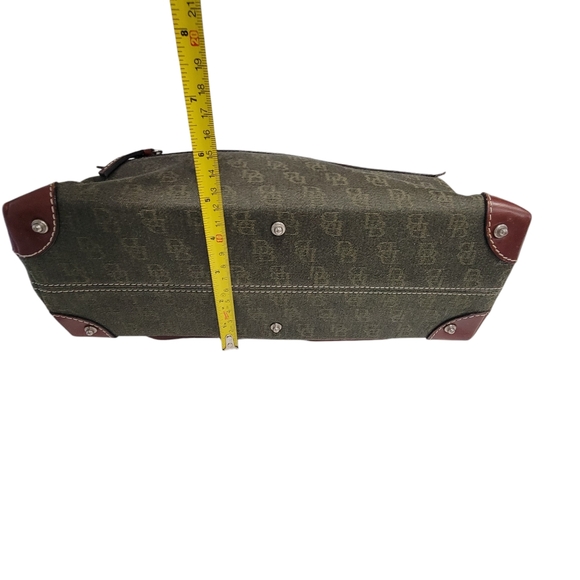 Dooney Bourke Anniversary Signature Double Cargo Pocket Satchel Handbag Purse DB - Picture 7 of 7